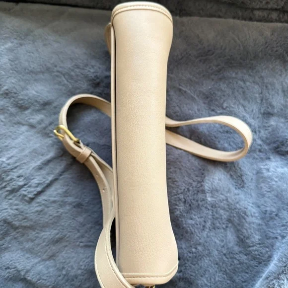 Vintage Coach 9850 Compartment Bag mystery color - Stone? - READ - Picture 4 of 16